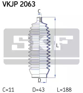 Фото VKJP2063 Комплект пыльника SKF {forloop.counter}}